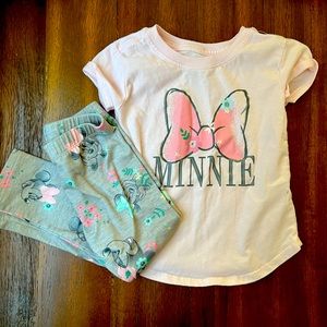 2T Disney matching outfit - perfect condition (no stains)